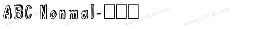 ABC Nonmal字体转换